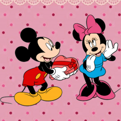 Mickey has a box of Valentine chocolates to share with ...