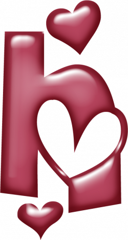 Alfabeto muy grande con corazones. | valentines patterns | Pinterest ...