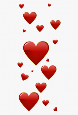Valentine Red Hearts Png Clipart - Heart Valentines Day ...