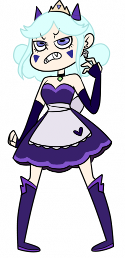 So yeah, I made a purple themed Star Vs the forces of evil oc. She's ...