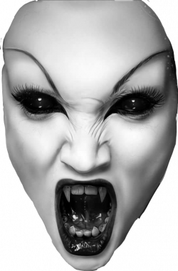 mask evil dark horror vampire women...
