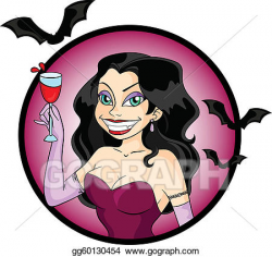 Vector Stock - Vampire lady. Clipart Illustration gg60130454 ...
