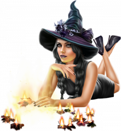 Sorcière png, tube Halloween - Bruja - Pretty witch png | Witches ...