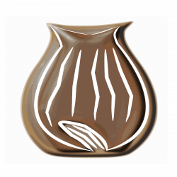 Clipart - Vase with cat-image 02
