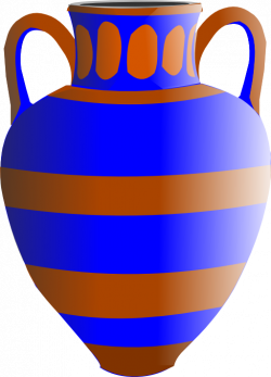 Old Fashioned Vase Blue And Brown Clipart | i2Clipart - Royalty Free ...