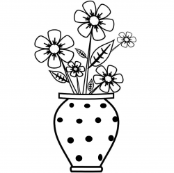 Drawing Of Flower Vase For Kid | Free download best Drawing ...