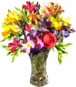 Spring Flower Bouquet Images Png - Flower Vase Png ...