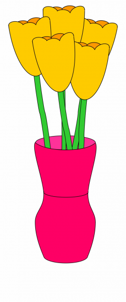 This Free Icons Png Design Of Pink Vase Of Tulips - Tulip In ...