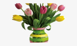 Vase Clipart Spring Flower - Happy Birthday To My Best ...
