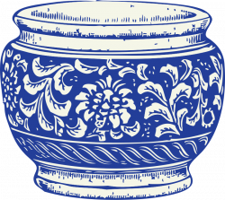 Clipart - flower pot
