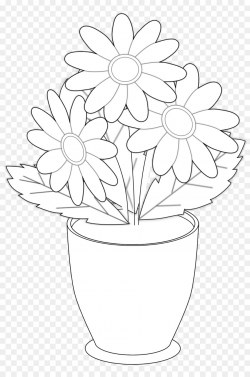 Flowers In A Vase Clipart - Making-The-Web.com