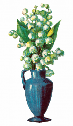 Flower In Vase Clipart - Tall Flower Vase Png, Transparent ...