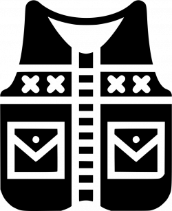 Fishing Vest Svg Png Icon Free Download (#446980) - OnlineWebFonts.COM