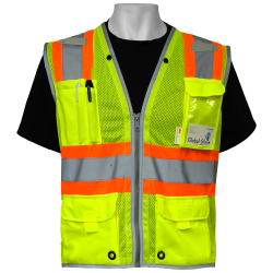 Custom Logo On Safety Vest - Alternative Clipart Design •