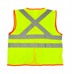 High Visibility Fluorescent Safety Vest- Class 2 - with 2 pockets ...