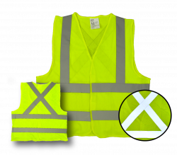 High Visibility Flourescent Safety Vest - Class 2 - Mesh - 3 Pack ...