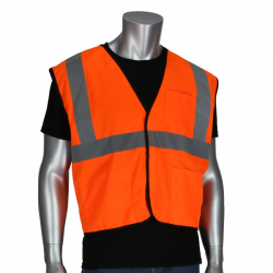 Type R Class 2 Solid Vest – Orange – Safety Works