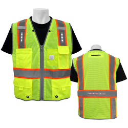 GLO-15LED - ANSI Class 2 Premium Surveyors LED Safety Vest | Global ...