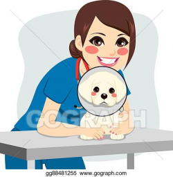 Vector Illustration - Veterinarian dog collar. Stock Clip ...
