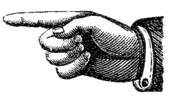 Victorian Clip Art - Pointing Hands - Steampunk - The Graphics Fairy
