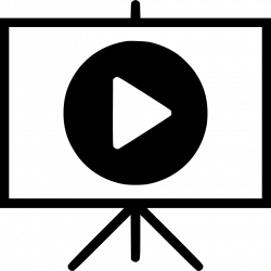 Video Presentation Svg Png Icon Free Download (#441911 ...