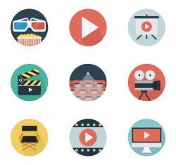 7 video play icon packs - Vector icon packs - SVG, PSD, PNG, EPS ...