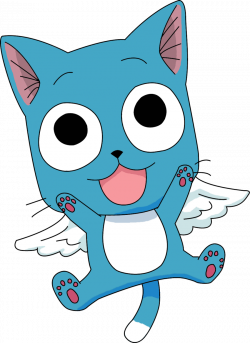 Fairy Tail: Happy Colour (Kitten) by Terra-de-Diabolus | Anime <3 ...