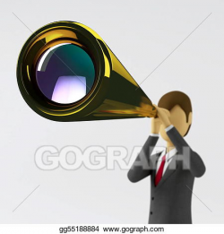 Stock Illustration - Business vision . Clipart gg55188884 - GoGraph
