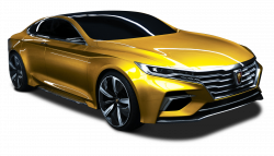 Roewe Vision R Yellow Gold transparent PNG - StickPNG