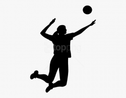 Volleyball Block Clipart - Volleyball Player Clipart Png ...