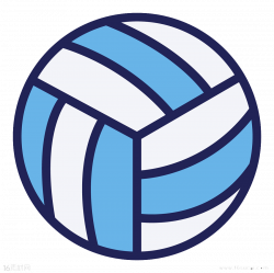 T-shirt Volleyball Logo Sport - Volleyball Blue Flag 1100*1100 ...
