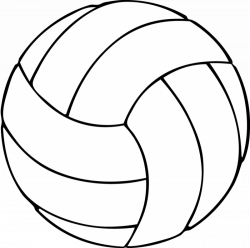 Black And White Volleyball | Free Download Clip Art | Free Clip Art ...
