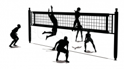 volleyball clipart unique court volleyball clipart drawing 1024576 ...