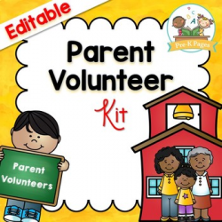 Parent Volunteer Kit for Pre-K and Kindergarten