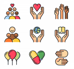 13 solidarity help icon packs - Vector icon packs - SVG, PSD, PNG ...