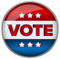 Red Blue Badge Vote PNG Clip Art Image | Gallery Yopriceville ...