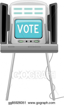 Vector Art - Voting machine. Clipart Drawing gg85926051 ...