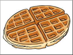 Clip Art: Waffle 1 Color I abcteach.com | abcteach