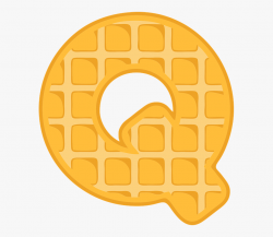 Q Alphabet Waffle Letter Typography Text Font - Alfabet Q ...