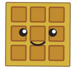 kawaii waffle - Google Search | Stickers To Make | Deko