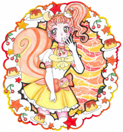Pretty Cure of Pudding, Cure Custard by sekaiichihappy | Kirakira ...