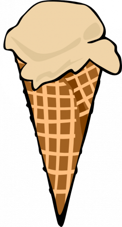 Fast Food Desserts Ice Cream Cones Waffle Single Clipart | i2Clipart ...