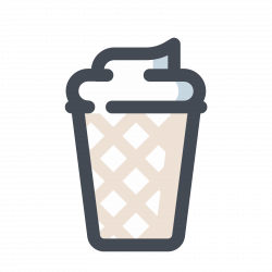Ice Cream in Waffle Icon - free download, PNG and vector