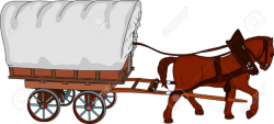 Horse And Covered Wagon Clipart | Free Images at Clker.com - vector ...