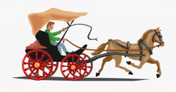 Horse And Buggy Carriage - Indian Horse Cart Clipart ...