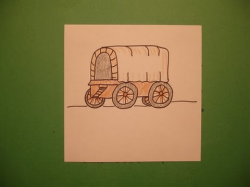 Let's Draw a Covered Wagon!