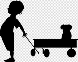 Wagon Child Silhouette , wagon transparent background PNG ...