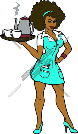 Waitress Clipart | Free download best Waitress Clipart on ...