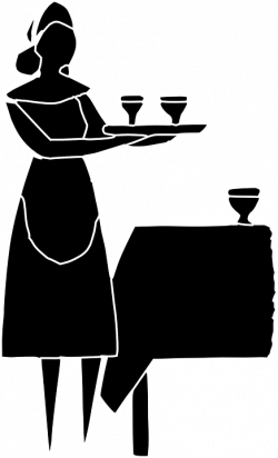 Cartoon Waitress#4467430 - Shop of Clipart Library