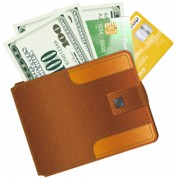 Wallet with Credit Cards and Money Clipart | Gallery Yopriceville ...